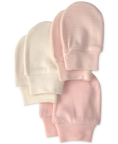 Carter's Baby Girls' Mitts, 3-pack In Multi