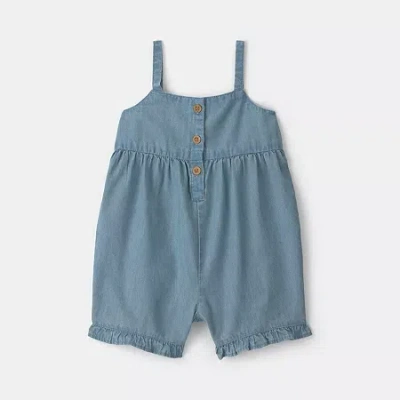 Carter's Baby Girls Naruto Sleeveless Romper In Blue
