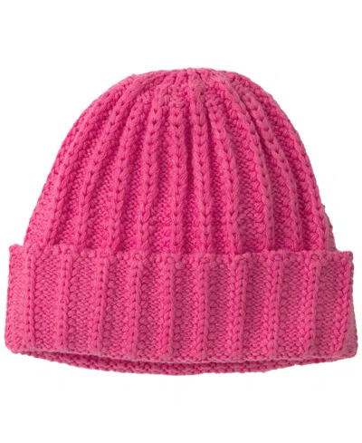 Carter's Baby Girls' Ribbed Knit Winter Cotton Beanie In Burgundy