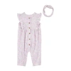 Carter's Baby Girls Round Neck Sleeveless 2-pc. Jumpsuit In Pink