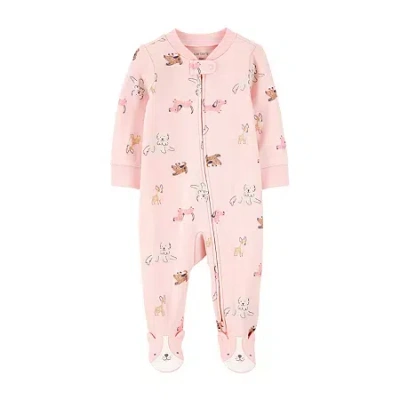 Carter's Baby Girls Sleep And Play In Pink