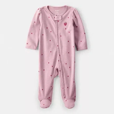Carter's Baby Girls Sleep And Play In Pink