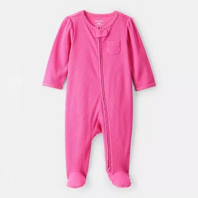 Carter's Baby Girls Sleep And Play In Pink