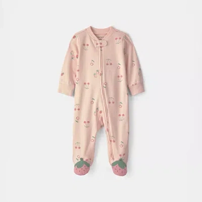 Carter's Baby Girls Sleep And Play In Pink