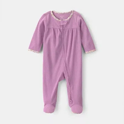 Carter's Baby Girls Sleep And Play In Purple