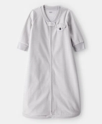 Carter's Baby Loose-fit Long-sleeve Wearable Blanket In Gray