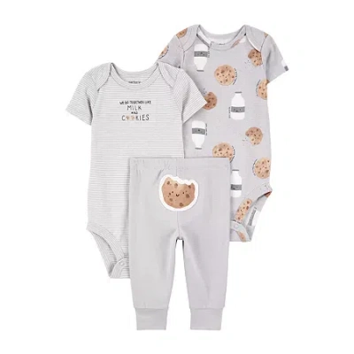 Carter's Baby Unisex 3-pc. Pant Set In Gray