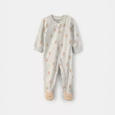 Carter's Baby Unisex Animal Sleep And Play In Gray