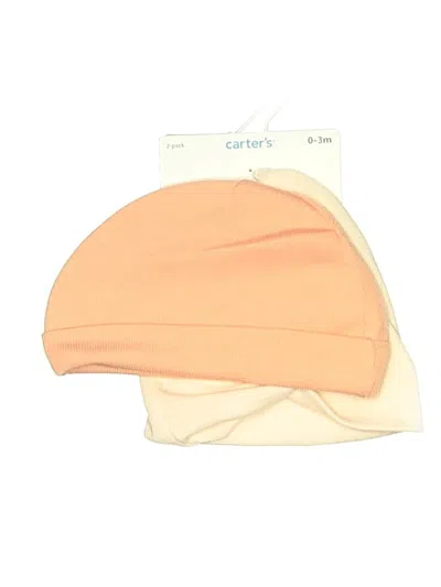 Pre-owned Carter's Babies' Beanie Hat In Orange