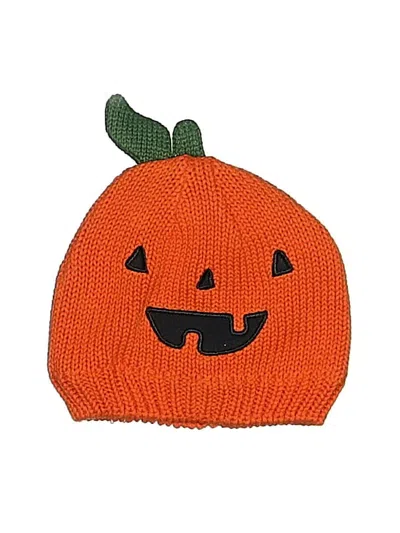 Pre-owned Carter's Babies' Beanie Hat In Orange
