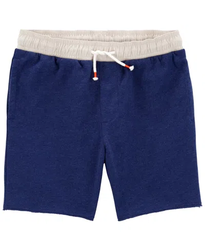 Carter's Kids' Big Boys Pull-on Knit Rec Shorts In Navy