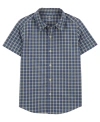 CARTER'S BIG PLAID BUTTON DOWN SHIRT