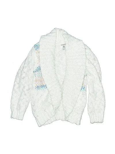 Pre-owned Carter's Kids' Blazer Jacket In White