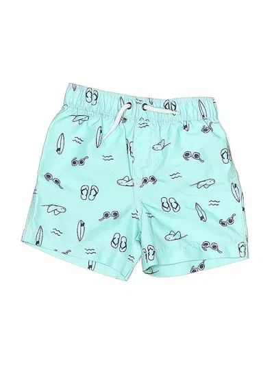 Pre-owned Carter's Babies' Board Shorts In Blue