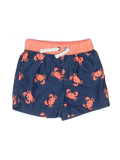 Pre-owned Carter's Babies' Board Shorts In Blue