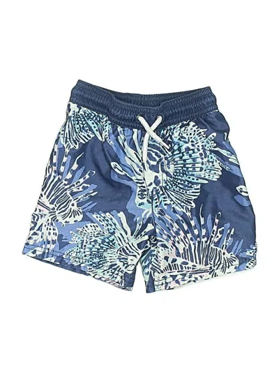 Pre-owned Carter's Kids' Board Shorts In Blue