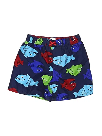 Pre-owned Carter's Kids' Board Shorts In Blue