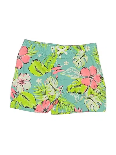 Pre-owned Carter's Kids' Board Shorts In Green