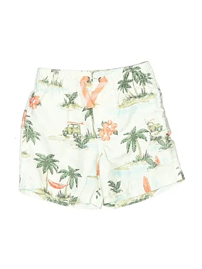 Pre-owned Carter's Babies' Board Shorts In Ivory