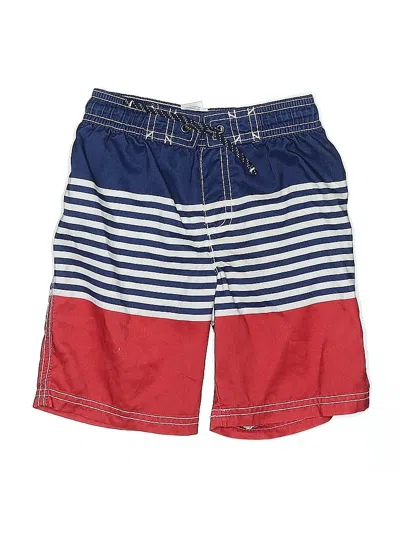Pre-owned Carter's Kids' Board Shorts In Red
