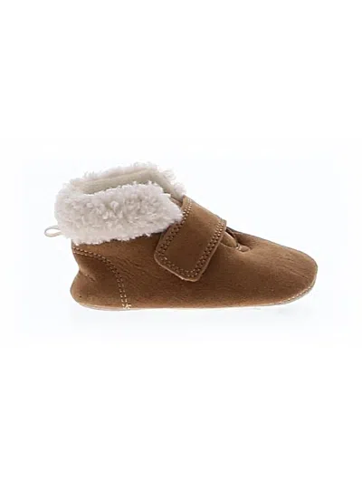 Pre-owned Carter's Kids' Booties In Brown