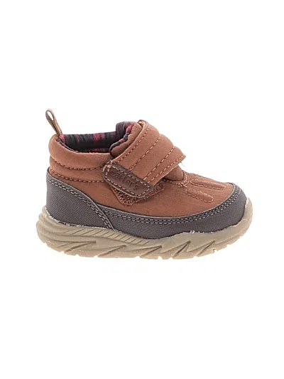 Pre-owned Carter's Babies' Booties In Brown