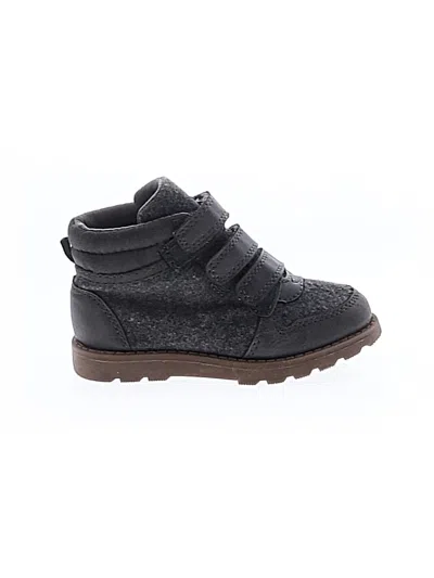Pre-owned Carter's Kids' Booties In Gray