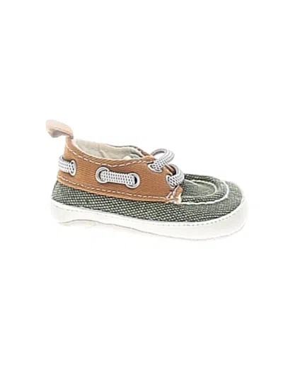 Pre-owned Carter's Babies' Booties In Green