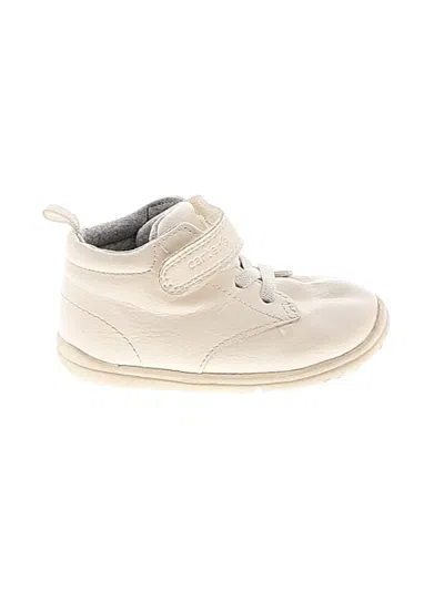 Pre-owned Carter's Kids' Booties In Ivory