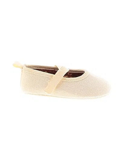 Pre-owned Carter's Babies' Booties In Ivory