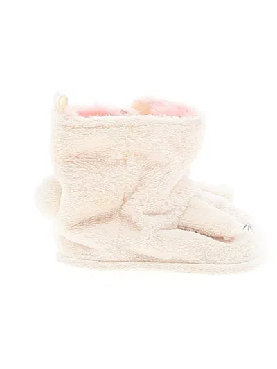 Pre-owned Carter's Babies' Booties In Ivory