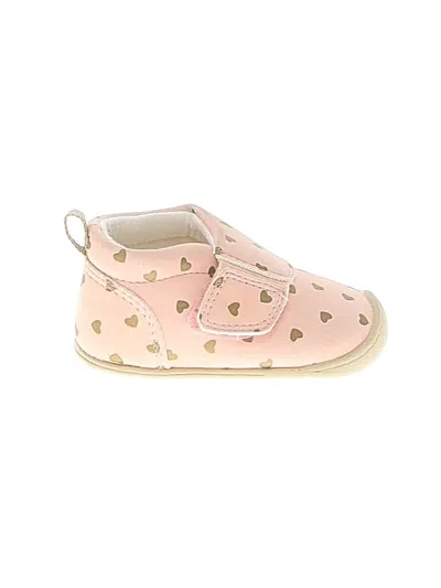 Pre-owned Carter's Babies' Booties In Pink