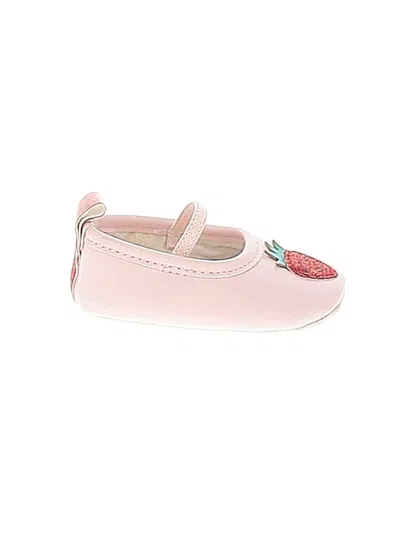Pre-owned Carter's Babies' Booties In Pink