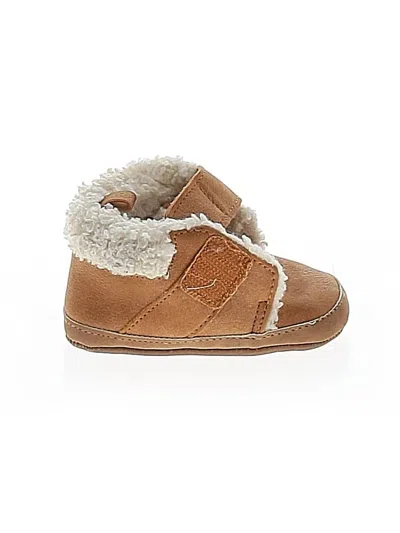 Pre-owned Carter's Babies' Booties In Tan