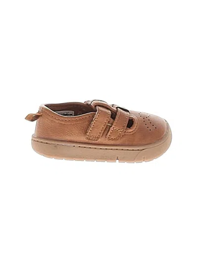 Pre-owned Carter's Kids' Booties In Tan