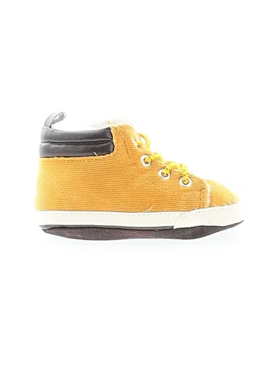 Pre-owned Carter's Babies' Booties In Yellow
