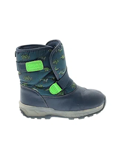 Pre-owned Carter's Kids' Boots In Blue