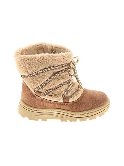 Pre-owned Carter's Kids' Boots In Brown