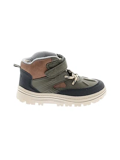 Pre-owned Carter's Kids' Boots In Green
