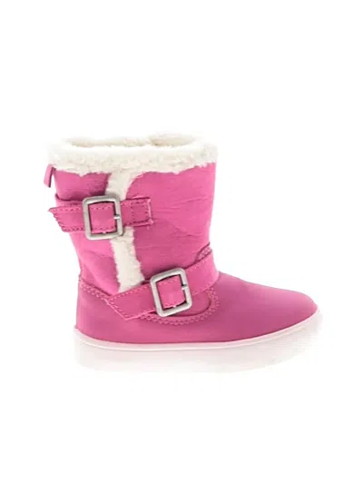 Pre-owned Carter's Kids' Boots In Pink