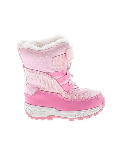 Pre-owned Carter's Kids' Boots In Pink