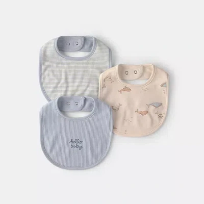 Carter's Babies' Boys 3-pc. Bib In Blue