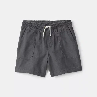 Carter's Kids' Boys Mid Rise Pull-on Short In Gray