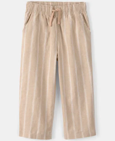 Carter's Babies' Boys' Toddler 2t-5t Striped Pants In Neutral
