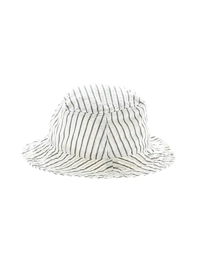 Pre-owned Carter's Kids' Bucket Hat In White