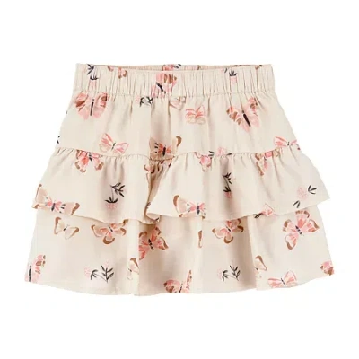 Carter's Babies' Butterfly Toddler Girls Skort In White