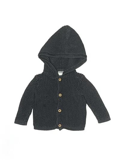 Pre-owned Carter's Babies' Cardigan Sweater In Black