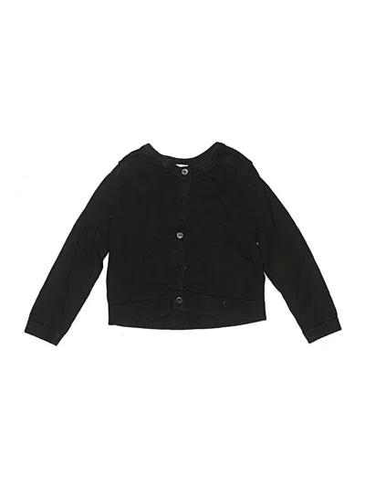 Pre-owned Carter's Kids' Cardigan Sweater In Black
