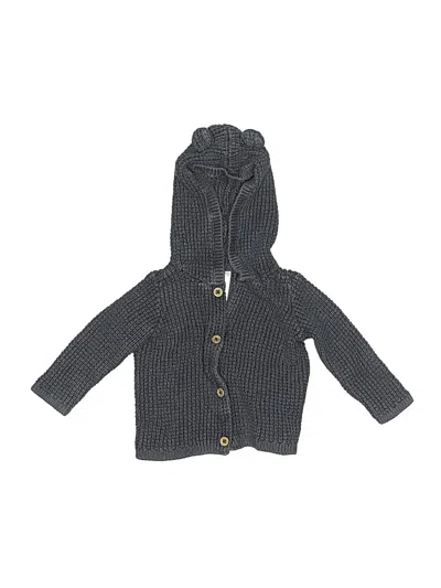 Pre-owned Carter's Babies' Cardigan Sweater In Gray
