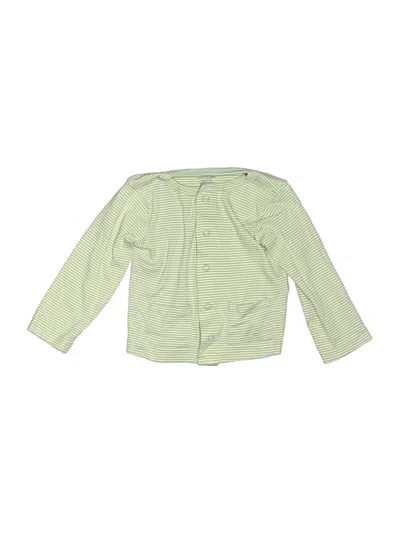 Pre-owned Carter's Babies' Cardigan Sweater In Green
